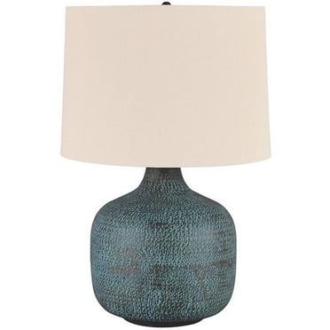 Bowery Hill Metal Table Lamp in Patina