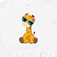 thumbnail image 4 of Inktastic Cute Giraffe, Giraffe with Sunglasses, Cute Animal Girls Toddler Dress, 4 of 5
