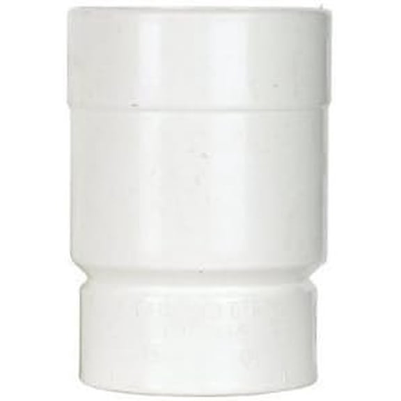 Charlotte Pipe 3 in. Hub x 4 in. Dia. Spigot PVC Pipe Adapter