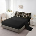 thumbnail image 5 of Feelyou Tribal Western Boot Bedding Comforter Set 7pcs for Kids, Rustic Gothic Sheep Skull King Bedding Sets, Cactus Botanical Reversible Bed Sheets, Breathable Home Decor, 5 of 8