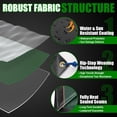thumbnail image 4 of Tarp Waterproof 16x20Ft, Extra Thick 16 Mil Heavy Duty Tarp Cover, Tear & Fade Resistant, Outdoor Tarps with Brass Grommets and Reinforced Edges for Roof, Camping, Patio, Boat (Black/Green), 4 of 6