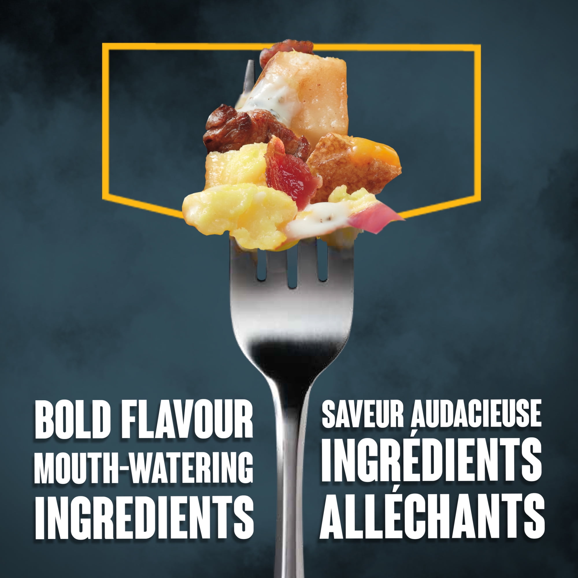 CRAVE All Day Breakfast Steak 'N Eggs with Roasted Potatoes, Frozen, 255g