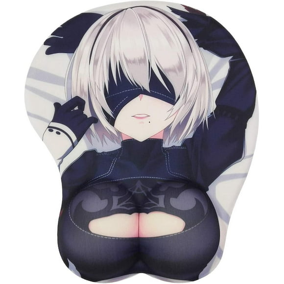 Jinsinto Computer Mouse Pad Anime Gaming Mouse Pad Ergonomic Cute Mousepad with Gel Wrist Support