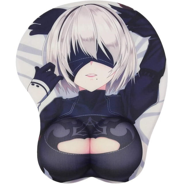 Jinsinto Computer Mouse Pad Anime Gaming Mouse Pad Ergonomic Cute Mousepad with Gel Wrist Support
