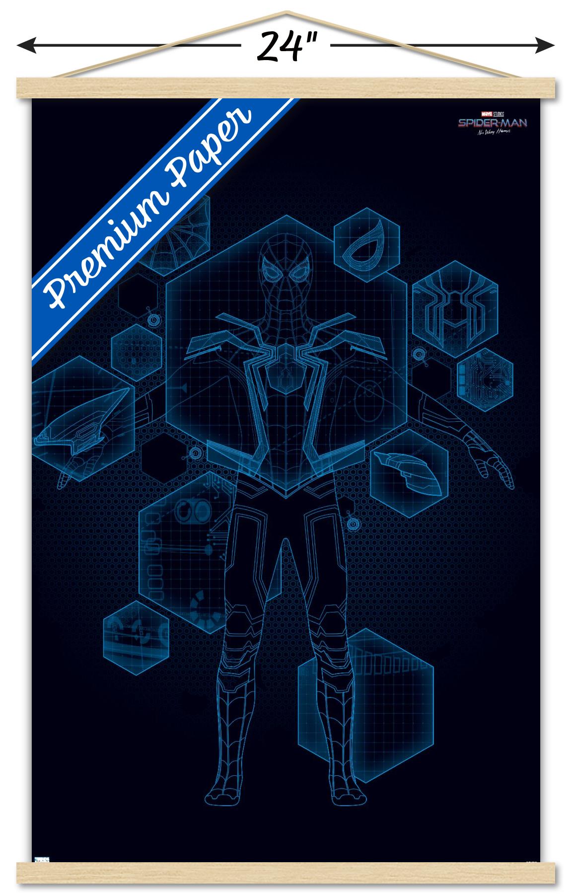 Marvel Spider-Man: No Way Home - Tech 24" x 40" Framed Poster, by Trends International