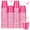 Hot Pink, variant on 100-pack of 2-ounce plastic mini wine glasses, mini disposable wine glasses for graduation season, 2-ounce party glasses, suitable for graduation ceremonies, wedding parties.