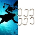 thumbnail image 5 of 6Pcs Scuba Diving Clips, Sturdy Stable Hooks for Cave or Diving, Scuba Divers, Underwater Activities wire dia. 3mm, 5 of 10