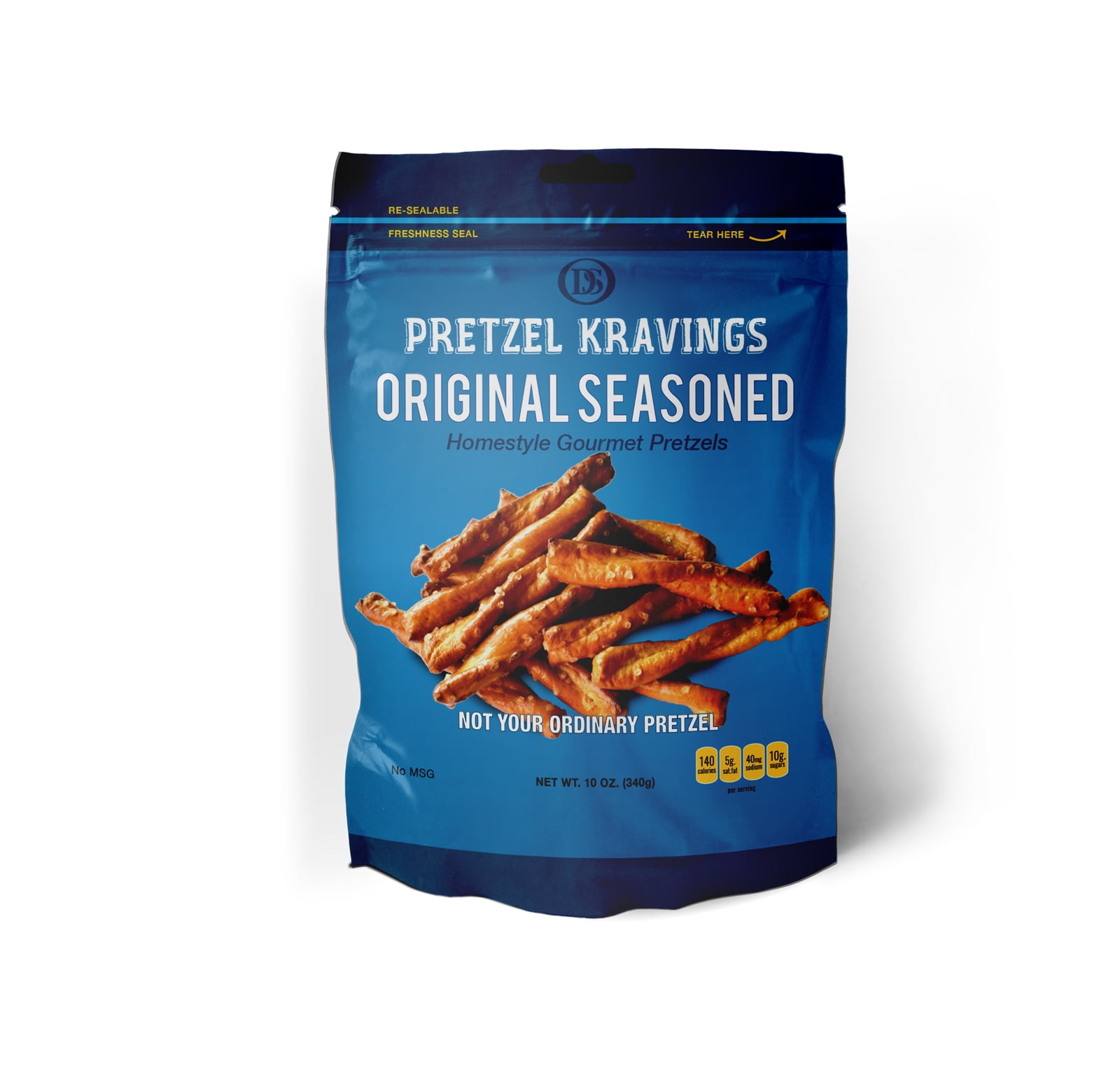Pretzel Kravings Original Seasoned Homestyle Gourmet Pretzels, 10 Oz