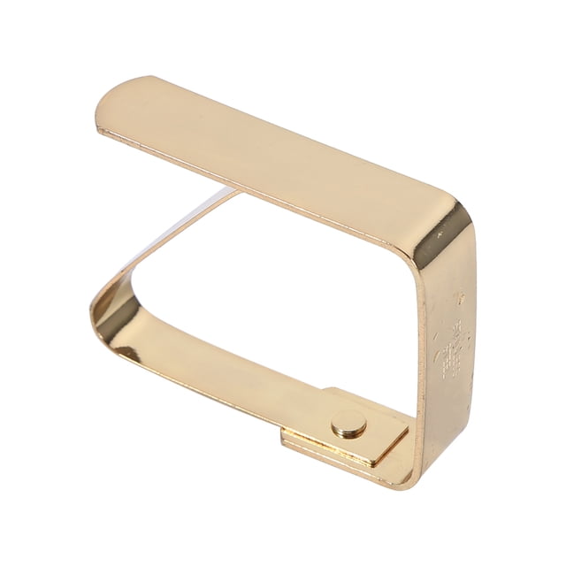 Abrazadera para mantel BuyWeek de acero inoxidable dorado