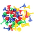 thumbnail image 2 of KAKOWELY 40pcs Small Chess Pieces Plastic Small Chess Pieces Chess Board Game Accessory,0.91"X0.59"X0.59", 2 of 5