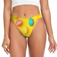 thumbnail image 1 of Fotbe Easter eggs (2) Tanga Sin Costuras para Mujer con Estampado – Panties Invisibles, Transpirables y Cómodos para Uso Diario-3X-Large, 1 of 6