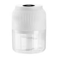 thumbnail image 2 of JWDX Food Blender Clearance, Electric Garlic Chopper Meat Grinder Portable Mini Food Processor Vegetable Masher with Type C Charging Garlic Masher Mincer for Onions Meat 300Ml (White), 2 of 9