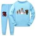 thumbnail image 4 of Pijamas para niños, Conjunto de pijama de Halloween para niños, ropa de dormir para el baño Skibidi, Pijamas para niñas pequeñas, Pijamas de Navidad para primavera y otoño, 4 of 4