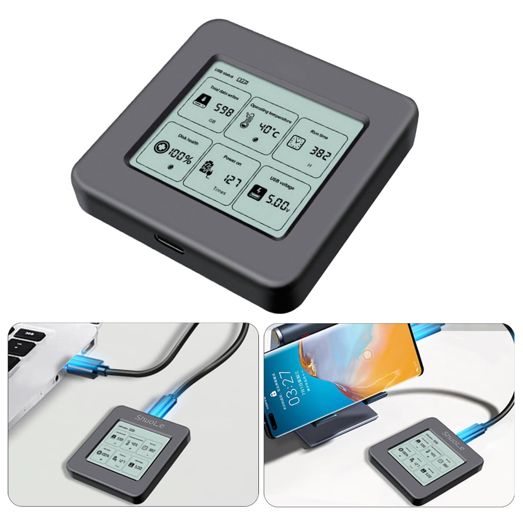 AOOOWER M.2 NVMe 2242 Solid Disk Enclosure Digital Display Stable Secure Data Backups