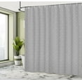 thumbnail image 5 of Ambesonne Geometric Rhombus Shower Curtain, Outline Shapes, 69"Wx70"L, Charcoal Grey White, 5 of 5