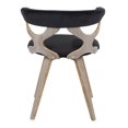 thumbnail image 5 of Carson Carrington  Viby Mid-century Modern Swivel Dining/ Accent Chair - N/A Black Velvet/Light Grey Gold Finish Velvet, 5 of 5