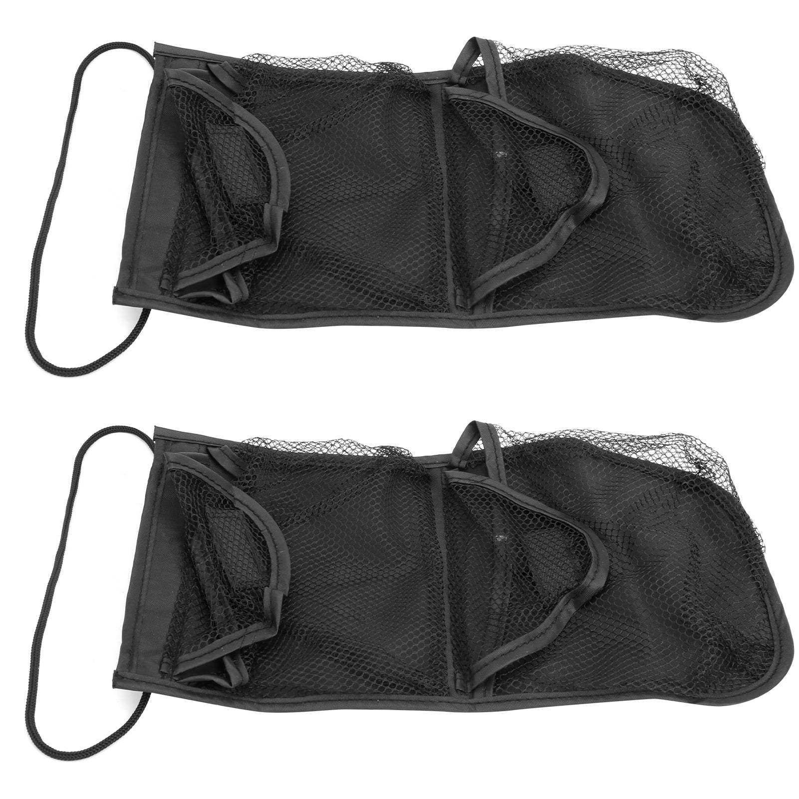 2 Pcs Pochette de Balles de Golf en Maille de Nylon Grande Capacité 36 Balles avec Corde