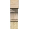 thumbnail image 2 of Ekena Millwork 6"W x 18"D x 22"H Olympic Block Rough Sawn Bracket, Douglas Fir, 2 of 25