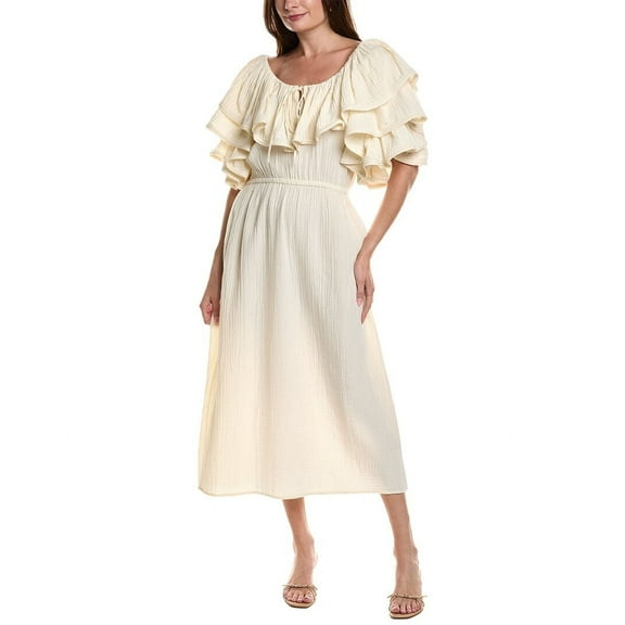 RHODE womens  Sally Midi Dress, m