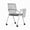 White, variant on Ergonomic Office Chairs with Wheels,Student Chair with Accached Desk,Folding Training Chair for Company Schools Waitting Room,Mesh Bouncing Back Guest & Reception Chair