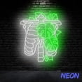 thumbnail image 3 of Handmadetneonsign Floral Skeleton Monstera Neon Sign, Monstera Led Sign, Monstera Store Wall Decor, Flower Shop Art 79226, 3 of 5