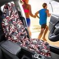 thumbnail image 3 of Garronmavis Waterproof Stain Resistant Front Car Seat Towel Cover, 1 PC Non-Slip Easy Installation for Gym Workout Beach Hiking Running, Universal Fit for Cars SUV Trucks Sedan Van, 3 of 8