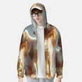 thumbnail image 3 of Fotbe Rainbow English Cocker Spaniel Men's Women's UPF 50+ Sun Protection Jacket Hooded Cooling Shirt with Pockets Hiking Outdoor Performance-3X-Large, 3 of 8