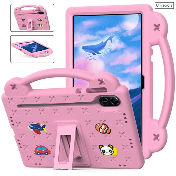 Étui Tablette pour Enfants Cartoon EVA Case pour Huawei Honor Pad X8 Pro Lite X9 11.5 2023 MatePad T10 9.7 T10S 10.1 SE 10.4 2022 Support Rose Honor Pad X8 10.1