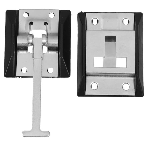 Pestillo de puerta de entrada metálico tipo T para caravana (acero al carbono con revestimiento de zinc)