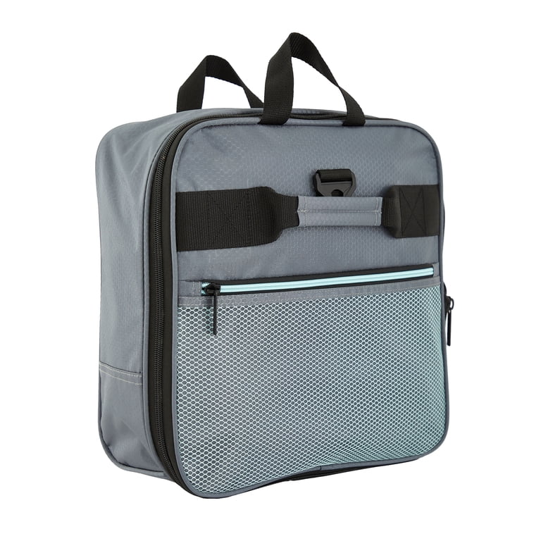 Protege 32-Inch Compactible Rolling Duffel Bag, Gray photo 6