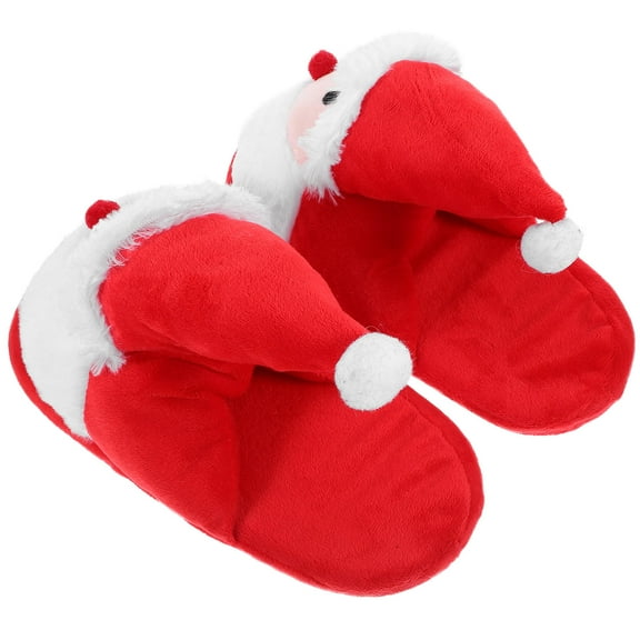 FUEENIRVA Santa Shoes for Indoor Use Multi 1 Pair