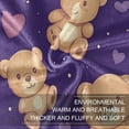 thumbnail image 7 of Qxltty Cute Teddy Bear and Heart Pattern Soft Cozy Fluffy Blankets for Couch Sofa Chair Bed Camping Picnic Travel Lightweight Bed 50×60inch, 7 of 7