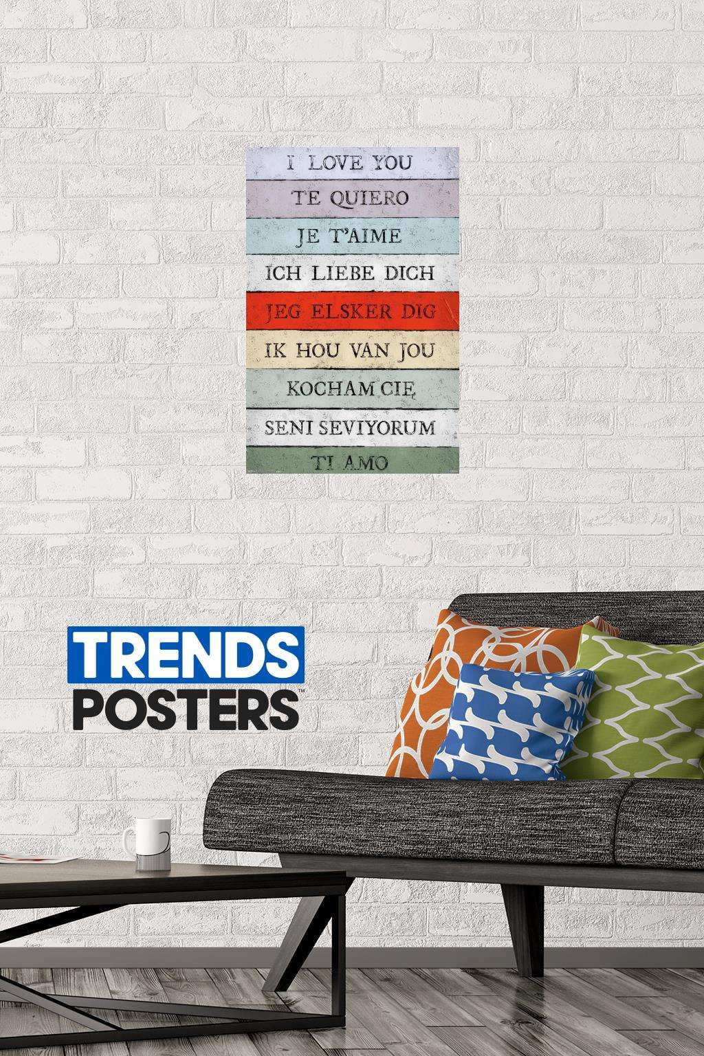 Love Language - I Love You Wall Poster, 14.725" x 22.375"