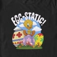 thumbnail image 2 of Men's Looney Tunes Egg-Static Tweety  Graphic Tee Black 2X Large, 2 of 5