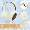 thumbnail image 3 of KOITHOT 2 Pcs Ear Muffs for Women, Foldable Fluffy Earmuffs with Headband, Multicolor Winter Outdoor Earmuffs, 3 of 6