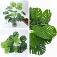 thumbnail image 6 of ZOELNIC Artificial Monstera Deliciosa Plant 21 Inch, Fake Tropical Palm Tree Faux Greenery Leaves Plants for Indoor Outdoor Home Office Garden Houseplants Decor Wedding Party DIY Decoration - 1 Pack, 6 of 6
