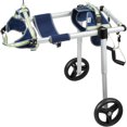 thumbnail image 2 of STAWAY Lightweight Adjustable Dog Wheelchair for Back Legs - Durable Aluminum Pet Cart for Disabled Dogs, Hind Limb Support, Easy Assembly, Smooth Ride, 2 of 9