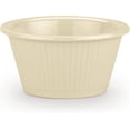 thumbnail image 1 of Carlisle FoodService Products Plastic Ramekins, Sauce Bowl For Catering, Kitchen, Restaurant, 2 Ounces, Bone, 1 of 5