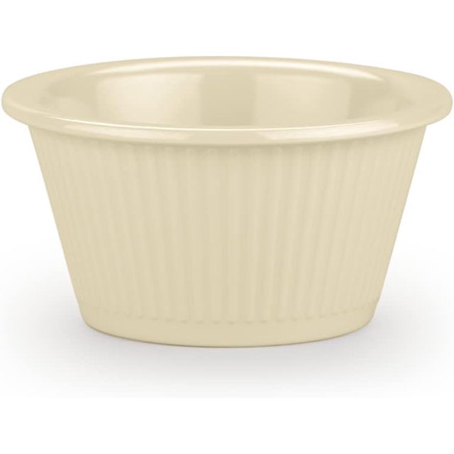 Carlisle FoodService Products Plastic Ramekins, Sauce Bowl For Catering, Kitchen, Restaurant, 2 Ounces, Bone