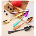 thumbnail image 4 of Coofit 4PCS Fruit Spoon Sawteeth Stainless Steel Spoon Flatware Spoon for Grapefruit, 4 of 10