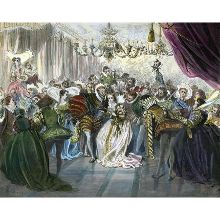 Perrault Cinderella 1867 Ncinderella At The Princes Ball Engraving