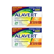 ALAVERT Allergy Relief, Orally Disintegrating Non-Drowsy Antihistamine Tablets,18 Count, 2 Pack