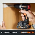 thumbnail image 3 of Taladro inalámbrico Worx Nitro 20V 1/2" con motor sin escobillas, 3 of 9