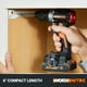 thumbnail image 3 of Taladro inalámbrico Worx Nitro 20V 1/2" con motor sin escobillas, 3 of 9