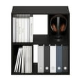 thumbnail image 6 of Furinno Daly 4-Cube Irregular Cubes Bookcase, Bookshelf, Storage Organizer, Espresso, 6 of 6