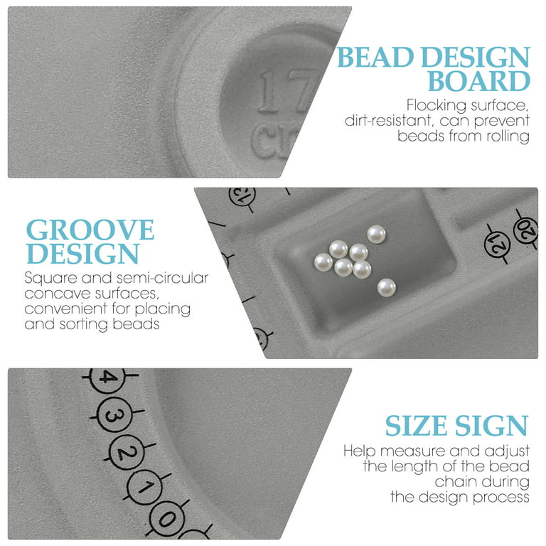 Brlet Design Board Floed Bead Board Brlet Beading Jewelry Organizer Tray  Design Diy Craft Tool (nel Beads/brlet Beading Board)