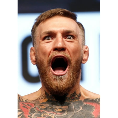 Conor Mcgregor At A Public Appearance For Official Weigh-In For The Floyd Mayweather Vs Conor Mcgregor Fight T-Mobile Arena Las Vegas Nv August 25 2017 Photo By JaEverett Collection