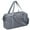 Grey, variant on Weekender Bag Airline Approved Under Seat Carry on Basic Travel Duffel with Multiple Pockets Water-Resistant for Women and Men, 20L, Black