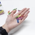 thumbnail image 7 of BAZIC Clothes Pin Mini 1", Colored Wood Clothespins (50/Pack), 2-Packs, 7 of 7