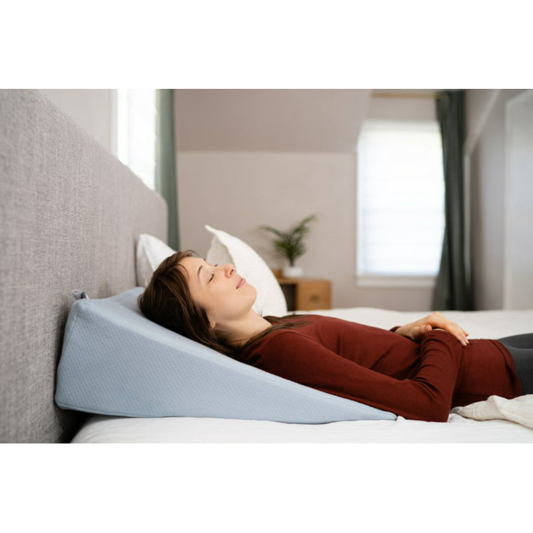 Kanjo - Acid Reflux and Pain Relief Wedge Pillow - Blue